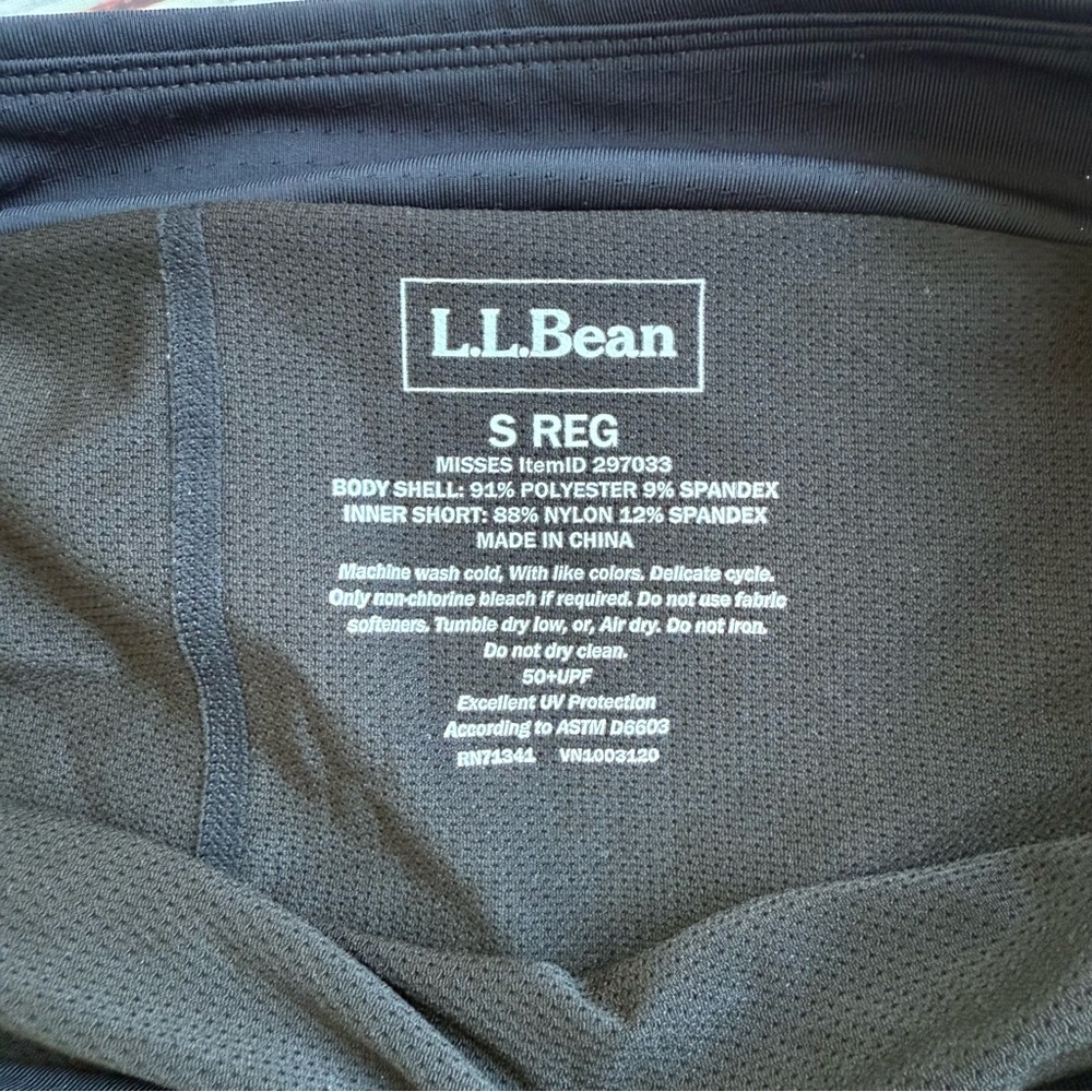 L.L. Bean Black Active Skort –‎ Women’s Small, UPF 50+ - Picture 5 of 9